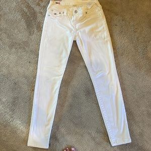 True religion Serena cut- Women’s white jeans size 26